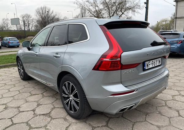 Volvo XC 60 cena 139900 przebieg: 137600, rok produkcji 2018 z Warszawa małe 379